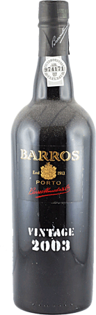 2003er Vintage Port Barros