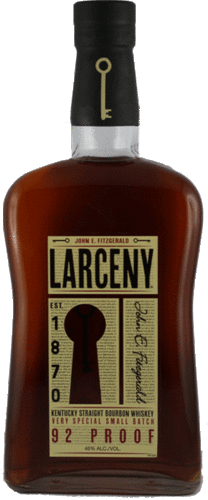 Larceny John E. Fitzgerald Kentucky Straight Bourbon Whisky 92 Proof, Very small Batch, 1,0