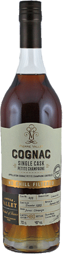 Cognac Vallet Petite Champagne Single Cask No 293, 1995/2018, 48%