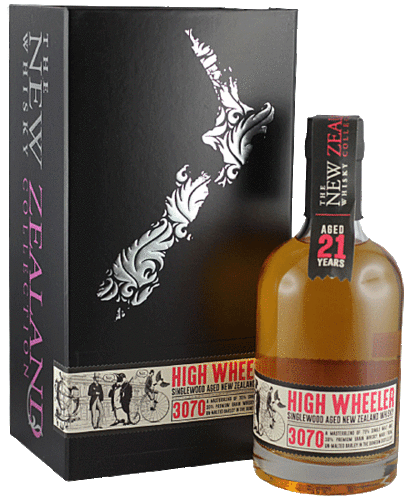 High Wheeler 43% Blended Neu Zealand Whisky 21. Years, The New Zealand Whisky Collection