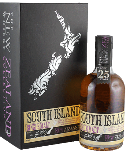 South Island Single Malt 40% 25 Years, The New Zealand Whisky Collection